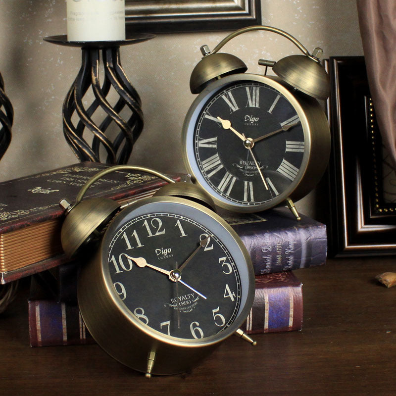 METAL TWIN BELL ALARM CLOCK