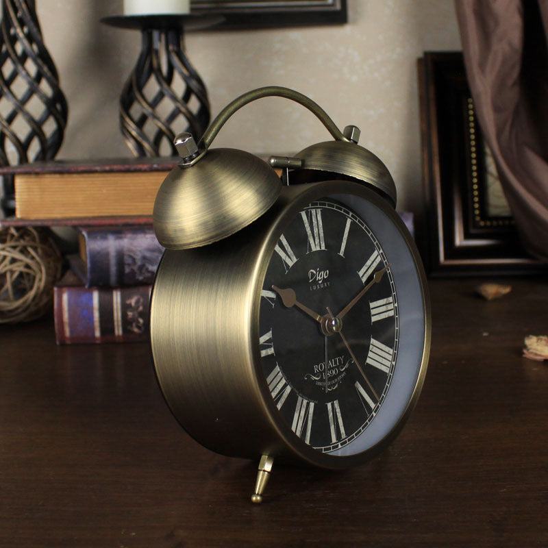 METAL TWIN BELL ALARM CLOCK