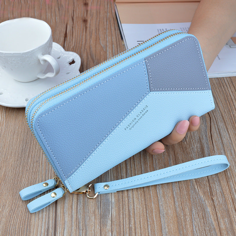 DOUBLE ZIPPER HAND WALLET