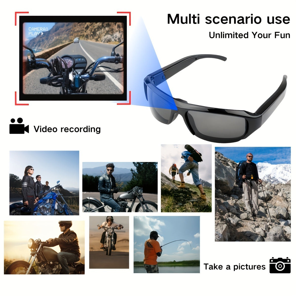 1080P CAMERA GLASSES – HD SPY GLASSES