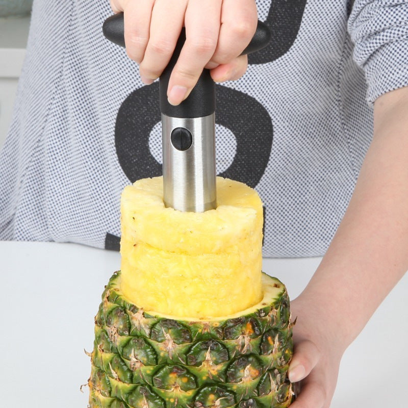 STAINLESS STEEL PINEAPPLE SLICER & PEELER