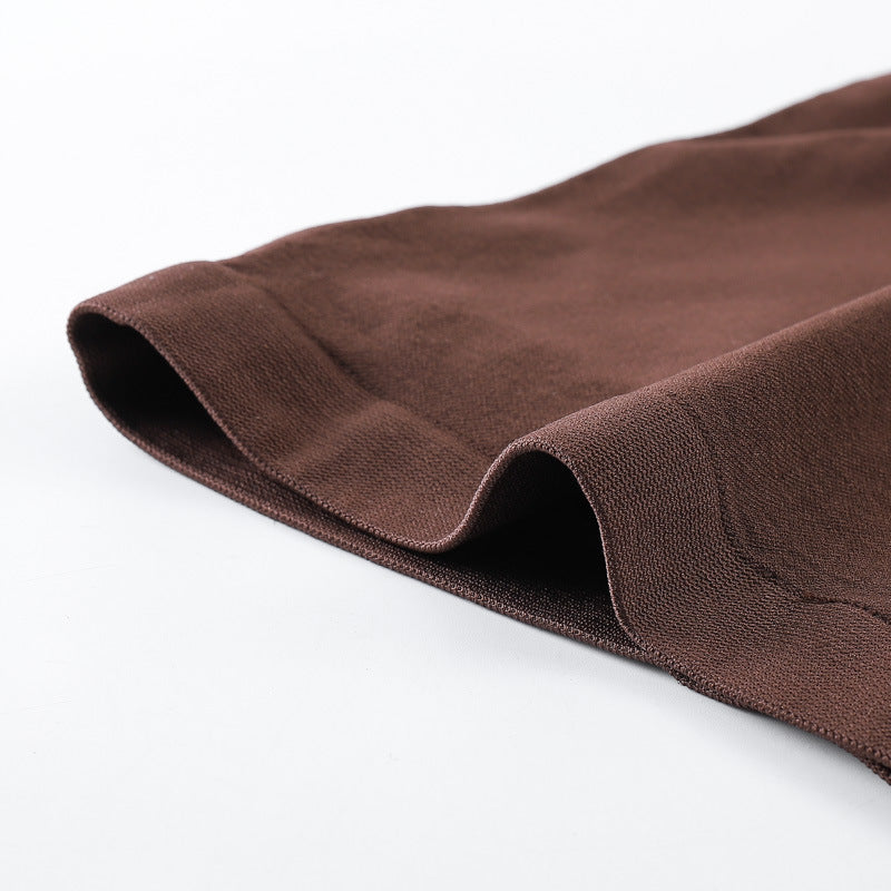 Brown fabric on a white background