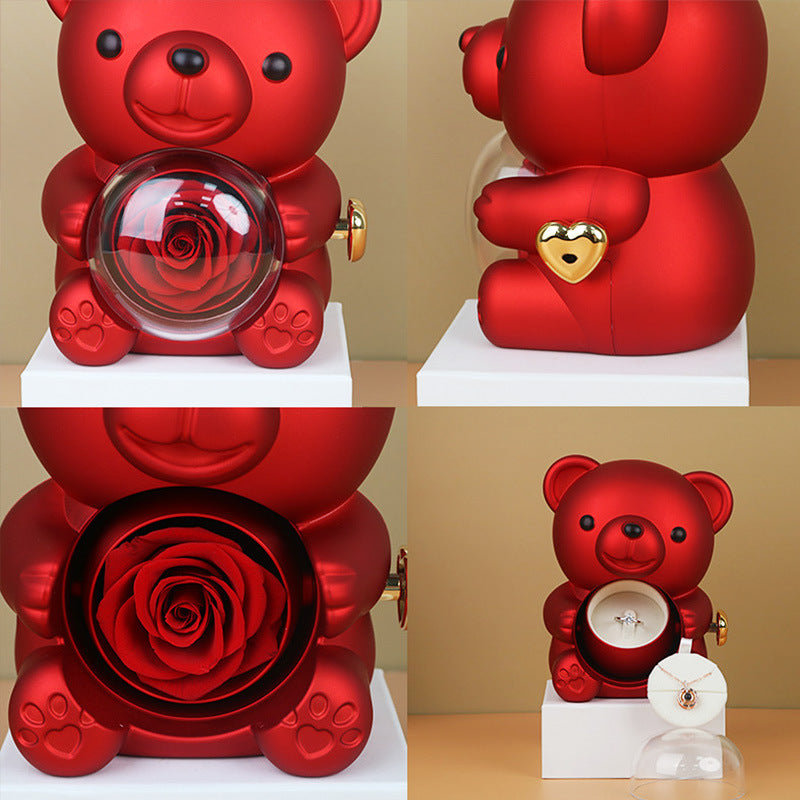 ROTATING BEAR GIFT BOX