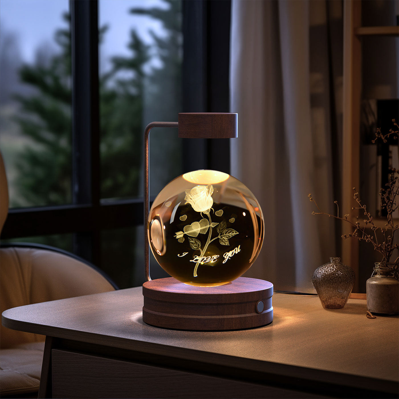 CRYSTAL BALL NIGHT LIGHT