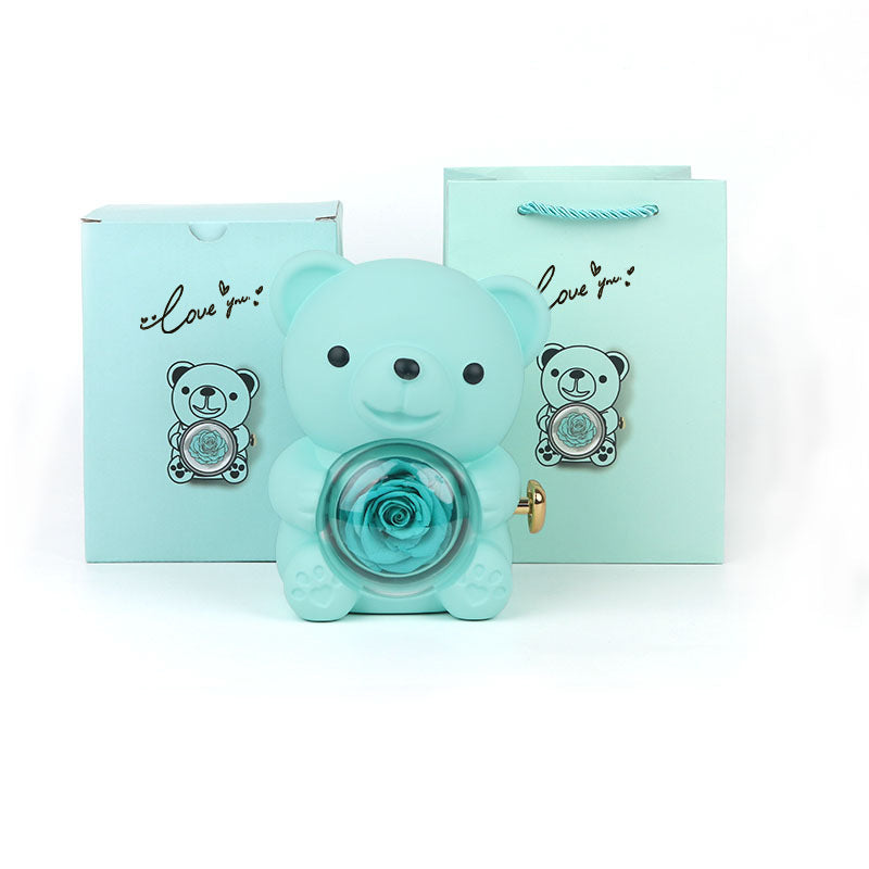 ROTATING BEAR GIFT BOX