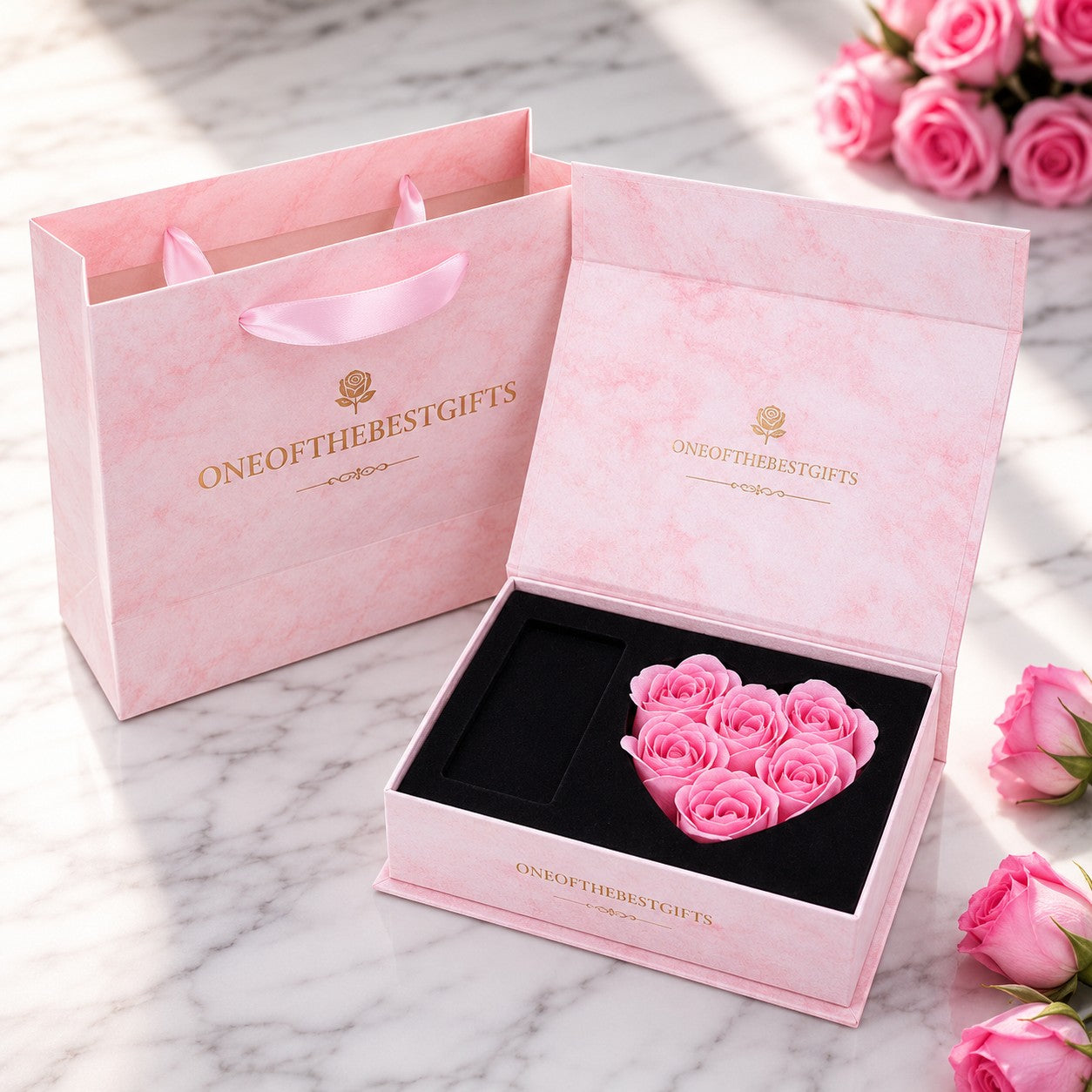 ROSE GIFT BOX SOAP FLOWER