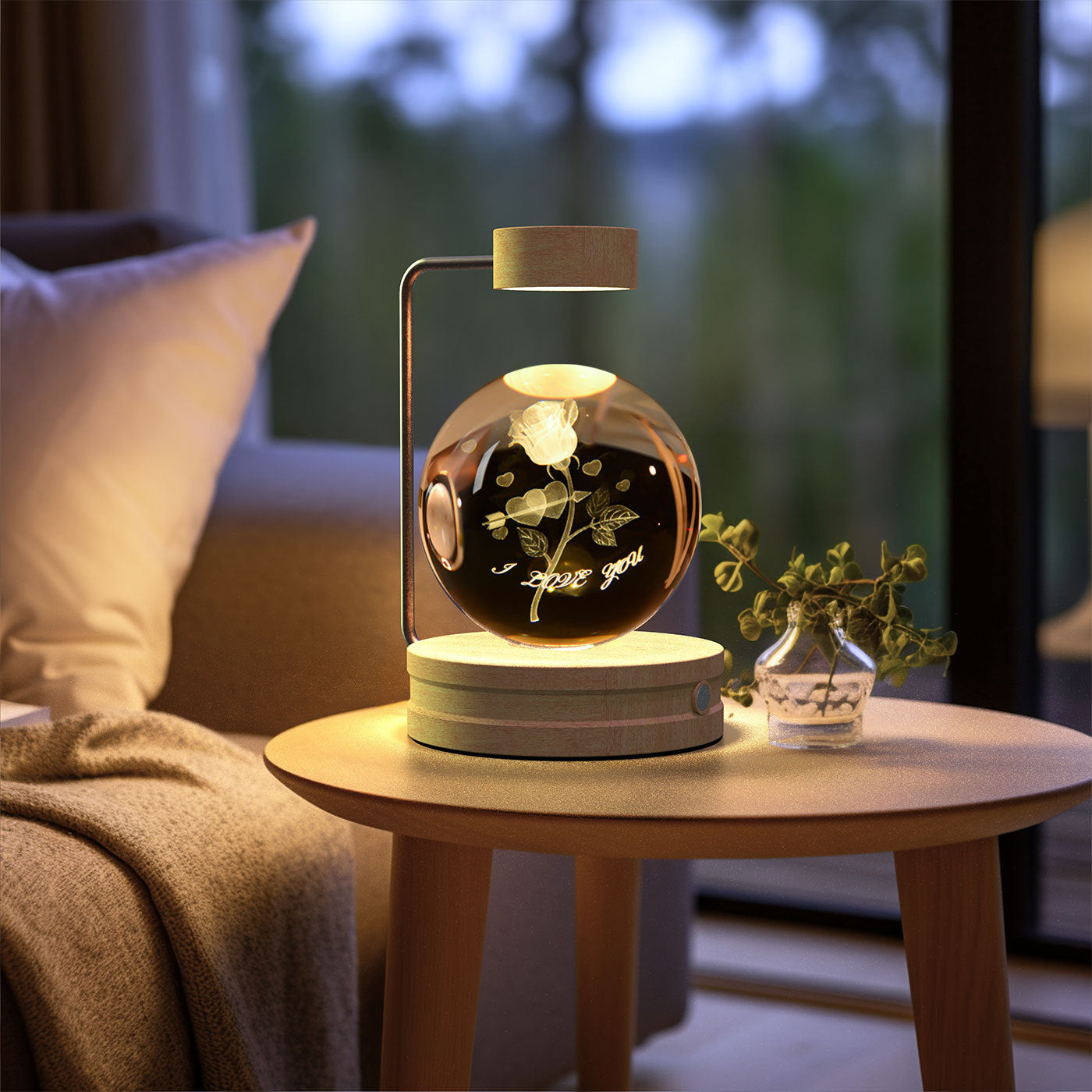 CRYSTAL BALL NIGHT LIGHT