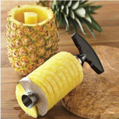 STAINLESS STEEL PINEAPPLE SLICER & PEELER