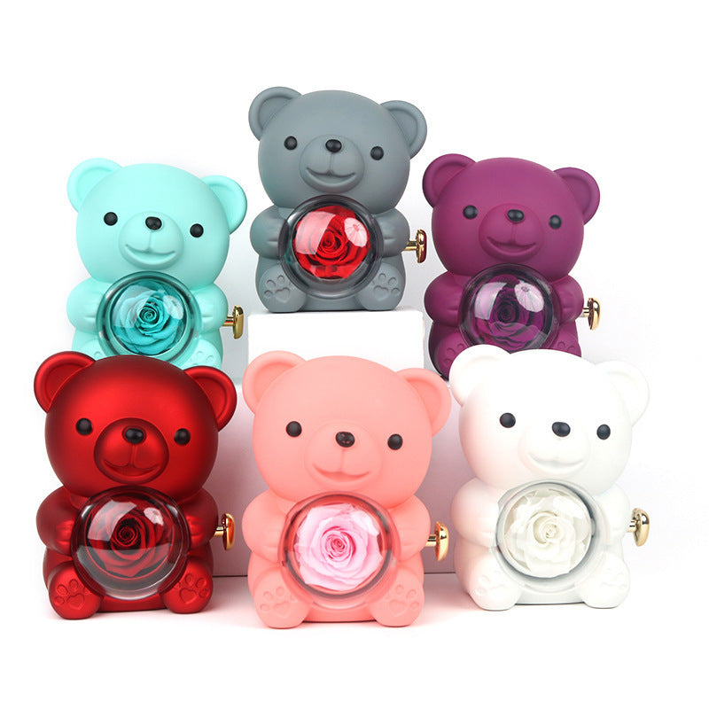 ROTATING BEAR GIFT BOX