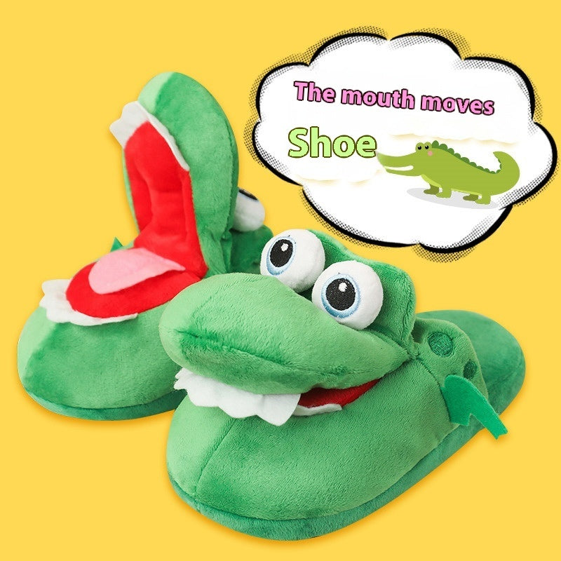 CHOMPING DINO ACTION SLIPPERS