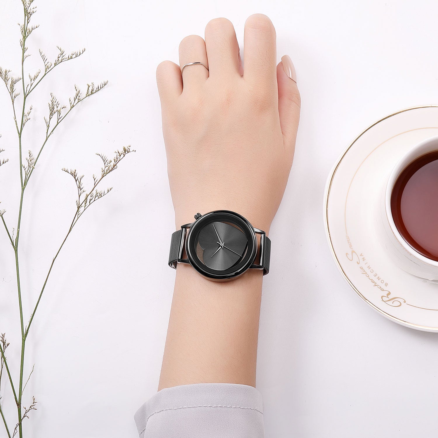 QUARTZ WATCH WITH PU STRAP