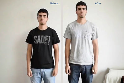 Before and after testimonial