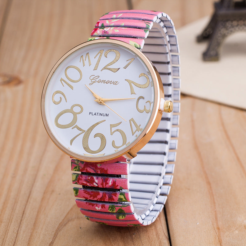 ELASTIC BAND LADIES WATCH