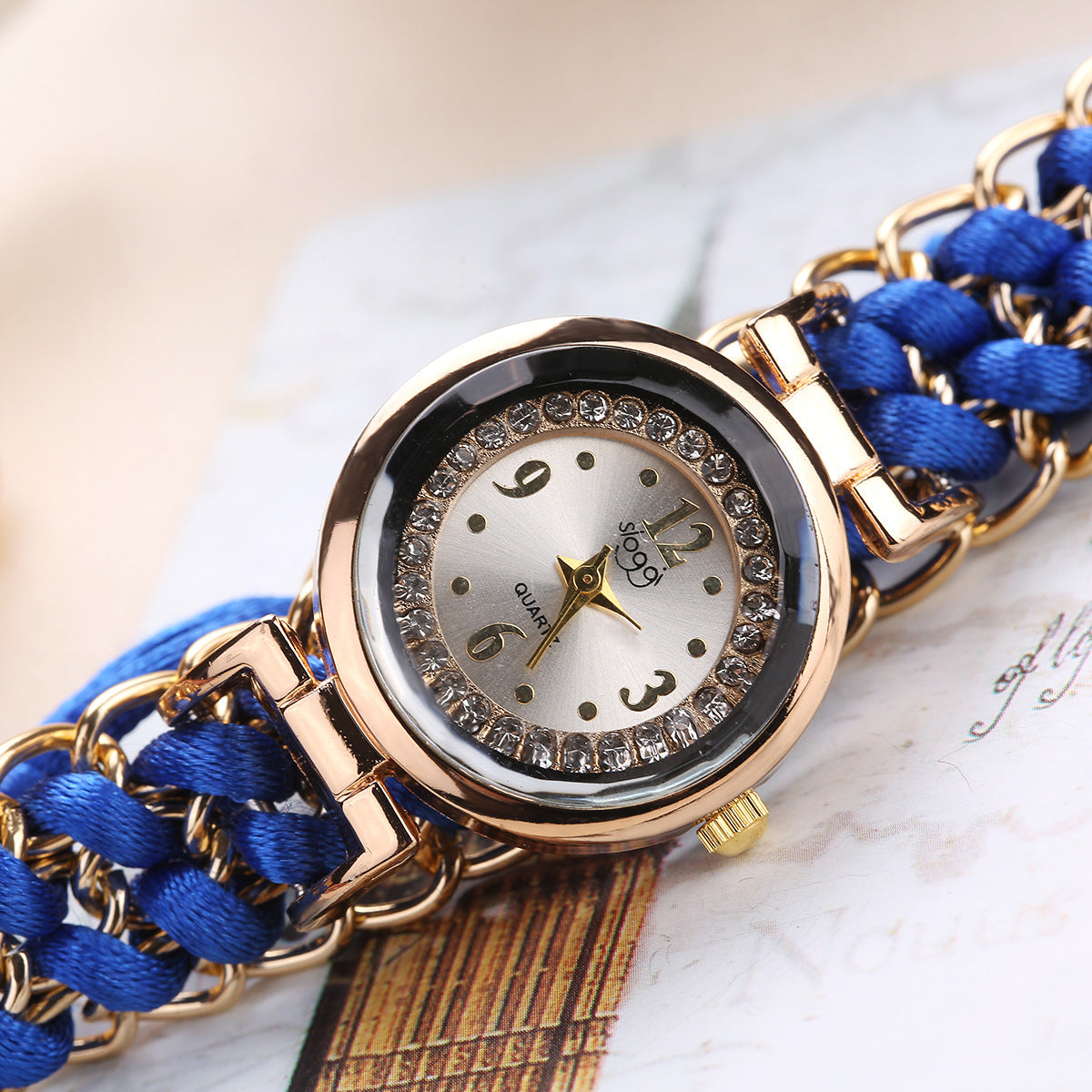 WOVEN CHAIN WRAP WATCH