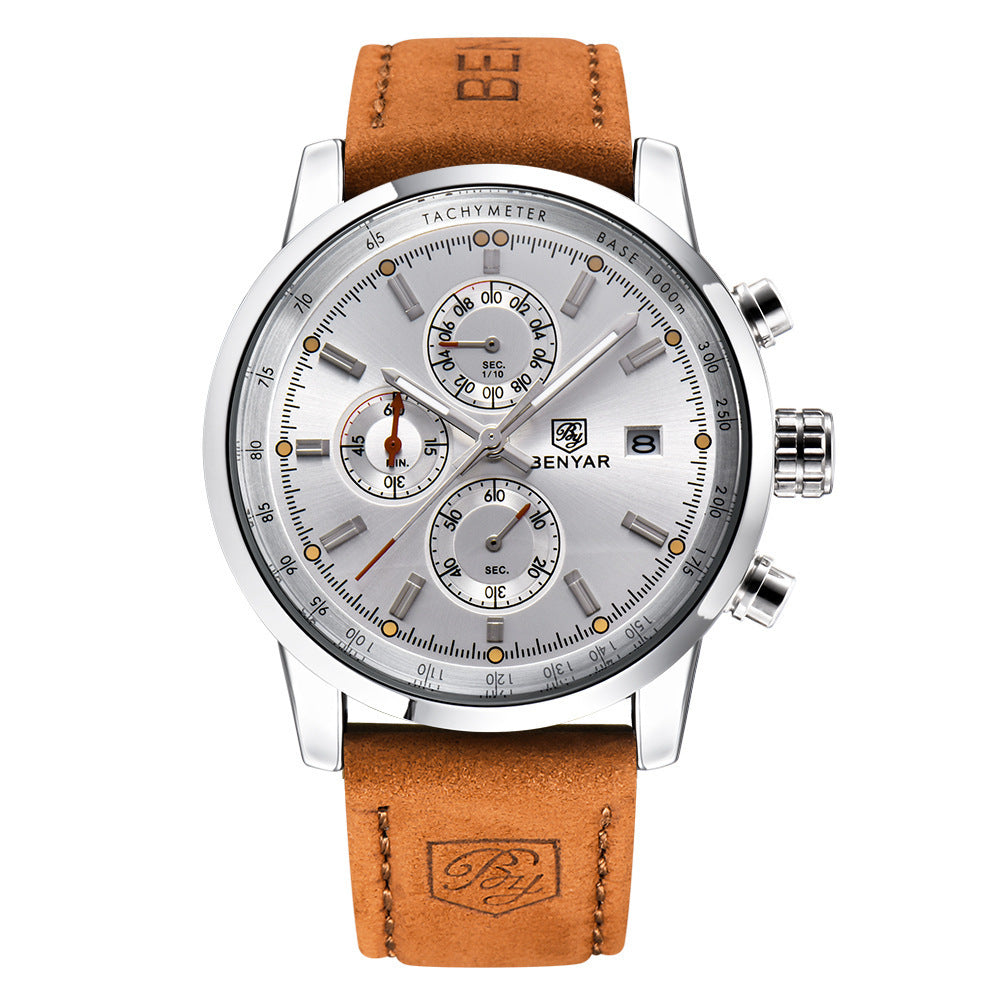 NOBLE LEATHER TIMEPIECE