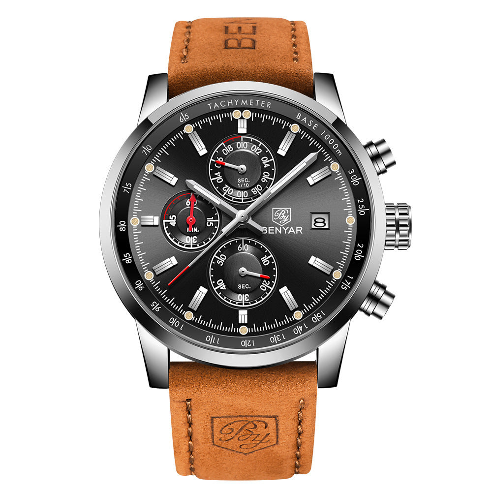 NOBLE LEATHER TIMEPIECE