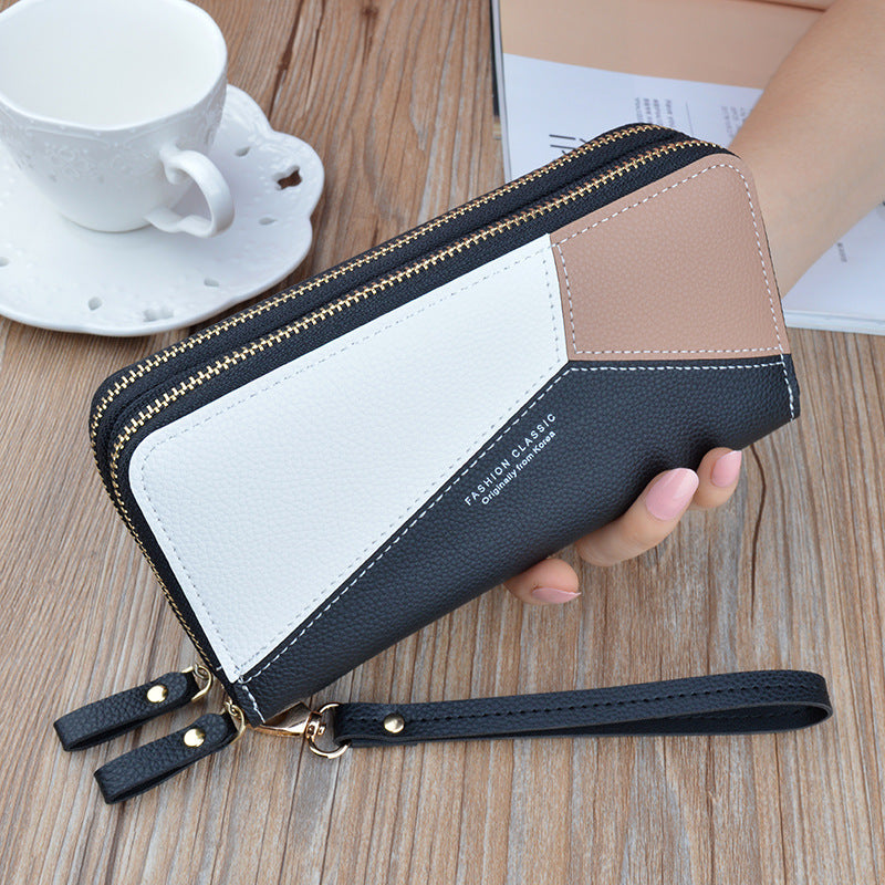 DOUBLE ZIPPER HAND WALLET
