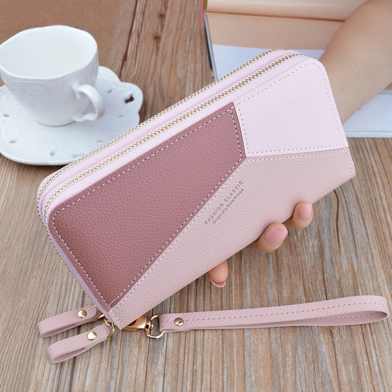 DOUBLE ZIPPER HAND WALLET