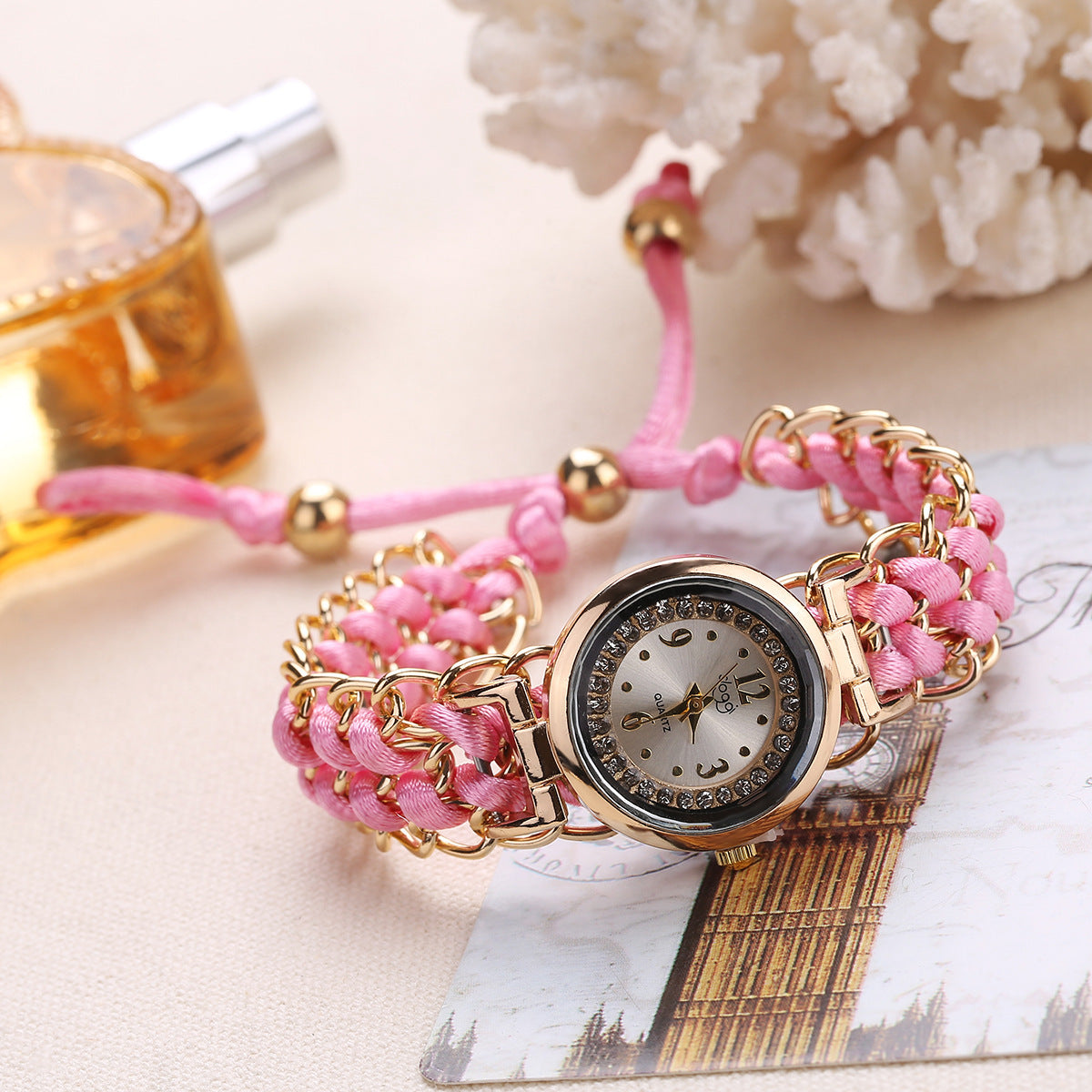 WOVEN CHAIN WRAP WATCH