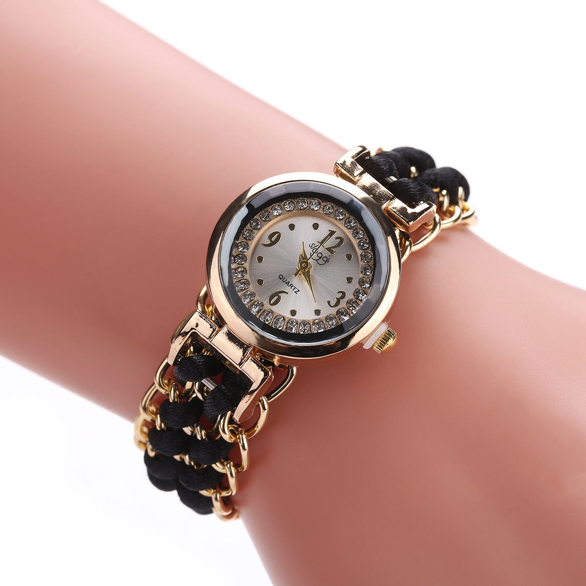 WOVEN CHAIN WRAP WATCH