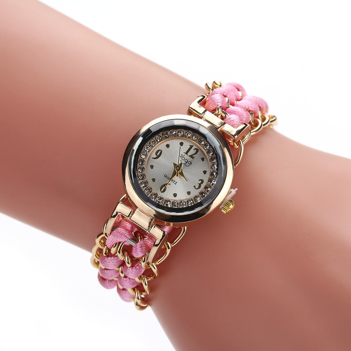 WOVEN CHAIN WRAP WATCH