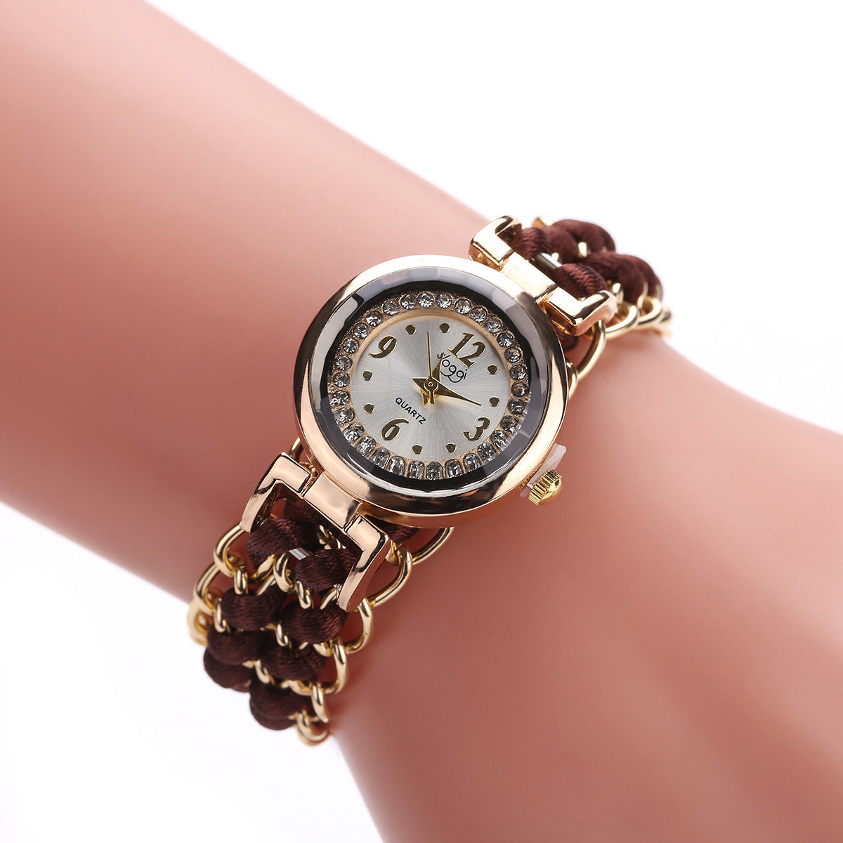 WOVEN CHAIN WRAP WATCH