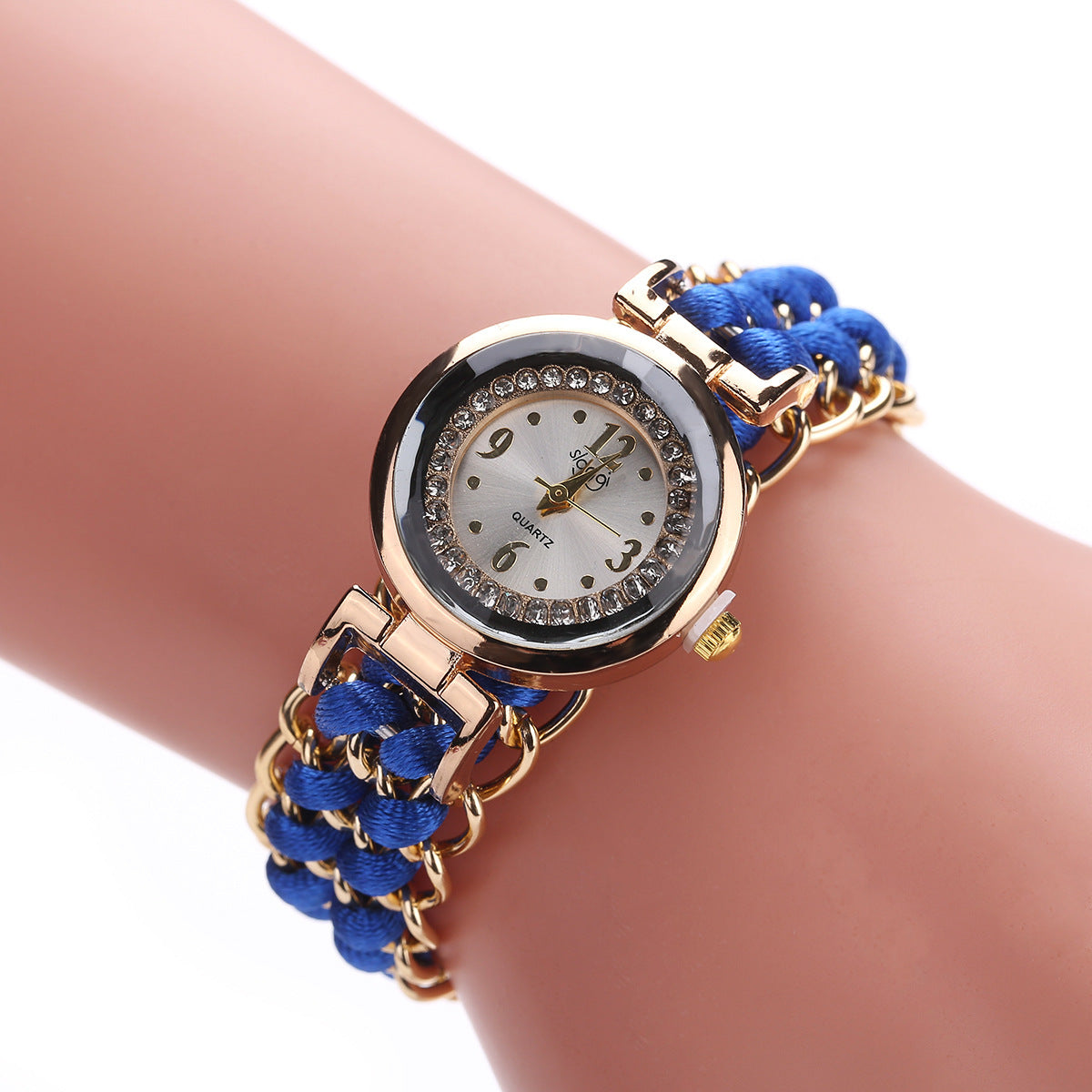 WOVEN CHAIN WRAP WATCH