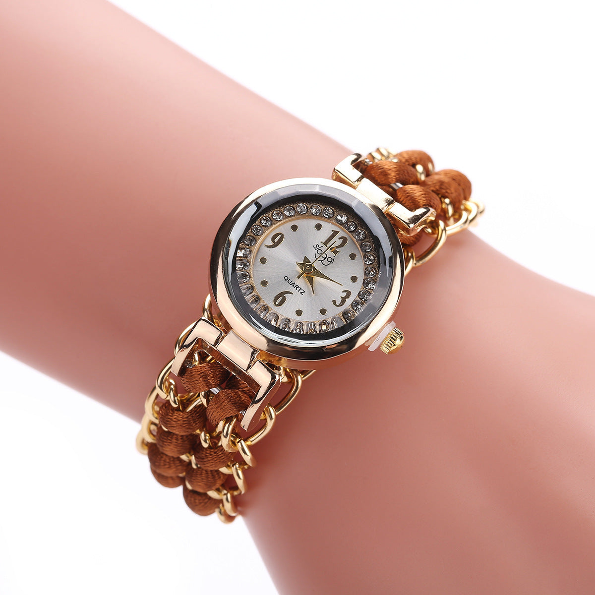 WOVEN CHAIN WRAP WATCH