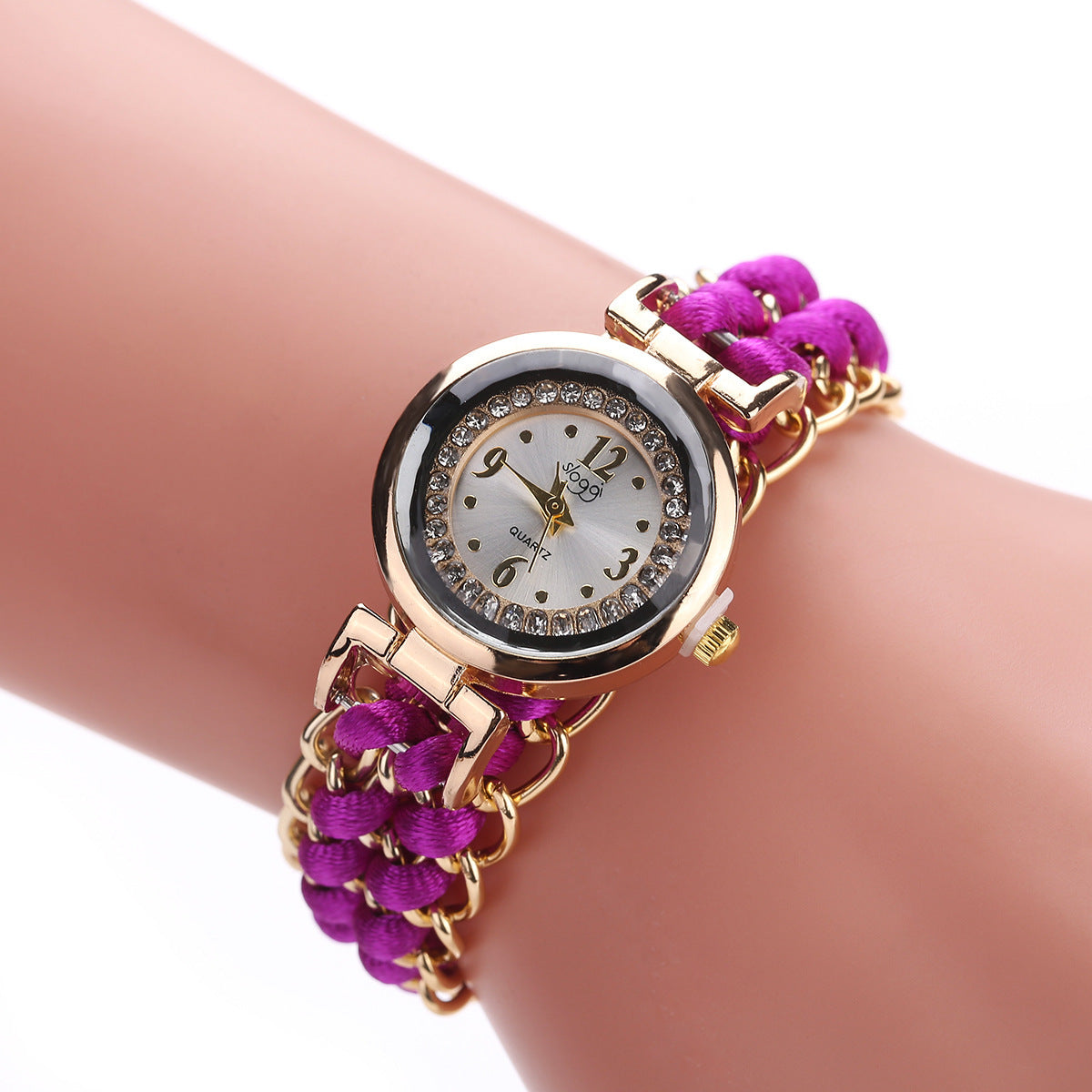 WOVEN CHAIN WRAP WATCH