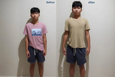 Before and after testimonial