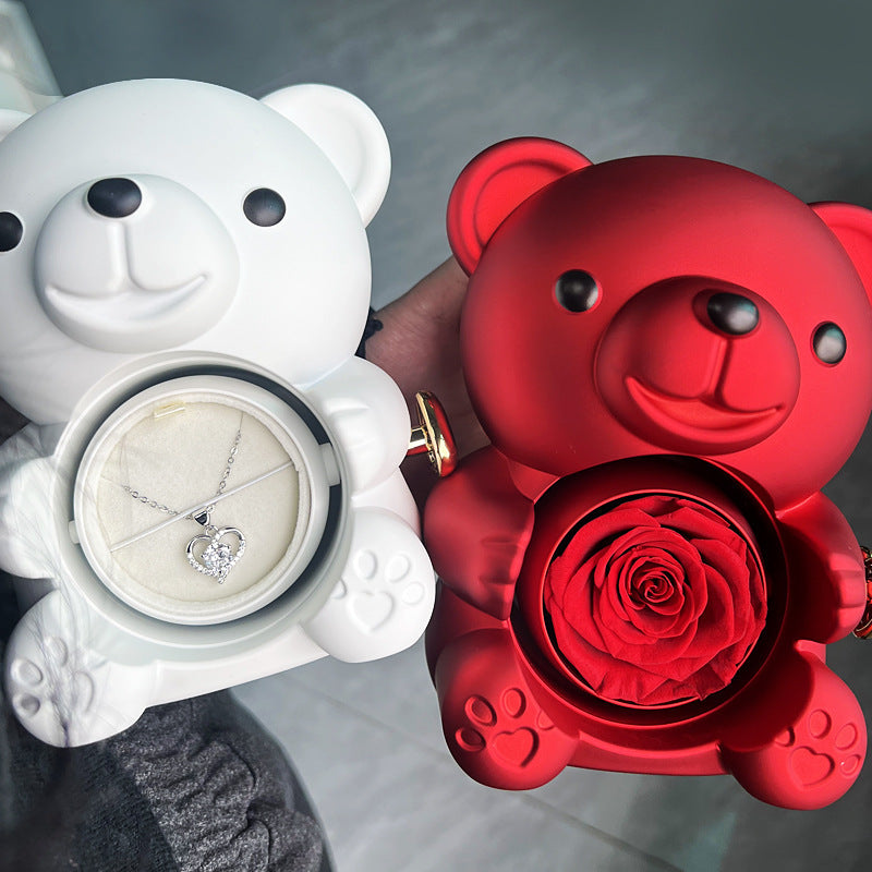 ROTATING BEAR GIFT BOX