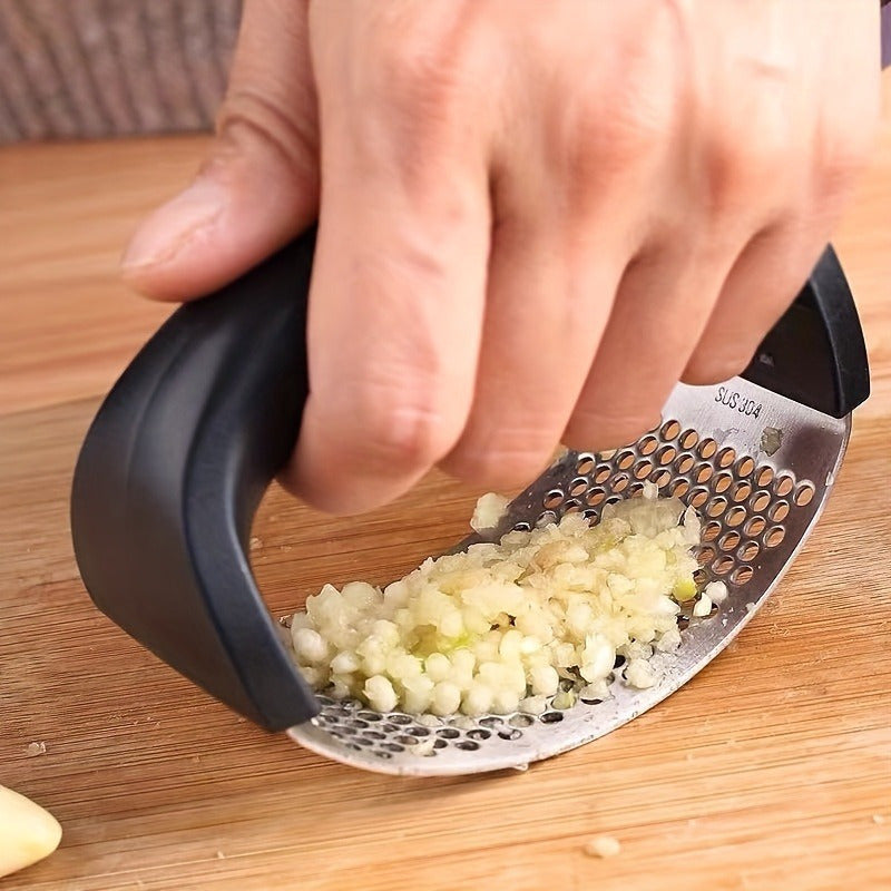 GARLIC PRESS – STAINLESS STEEL