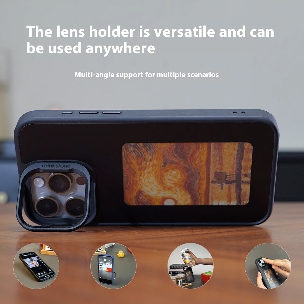 NFC PROJECTION E-INK SCREEN BRACKET PHONE CASE
