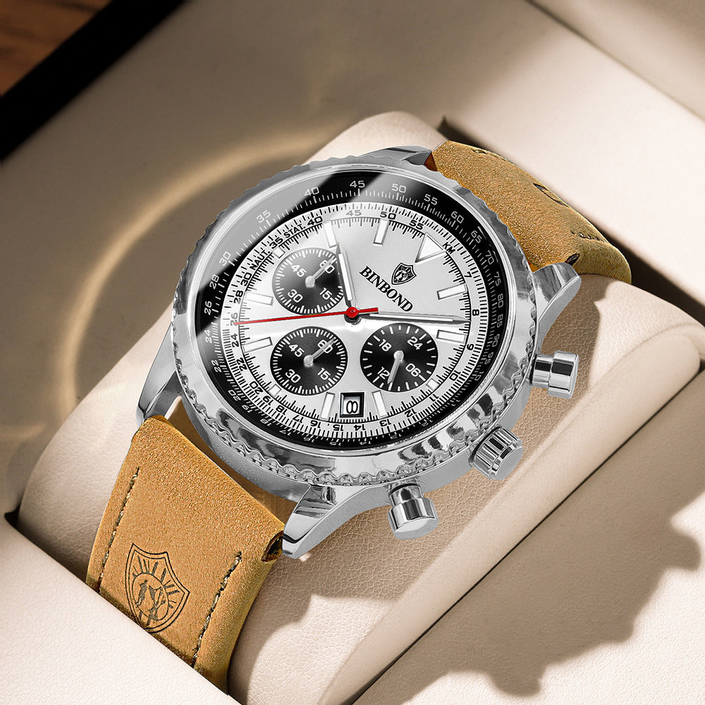 ULTRA-THIN BUSINESS LEATHER WATCH
