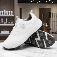 WHITE AND GRAY FLAT SOLE