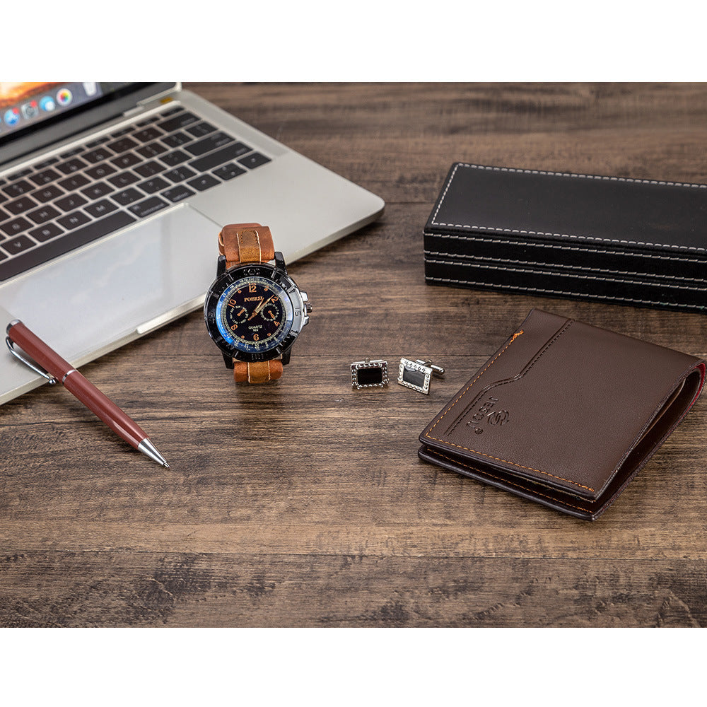 MEN'S BROWN GIFT SET