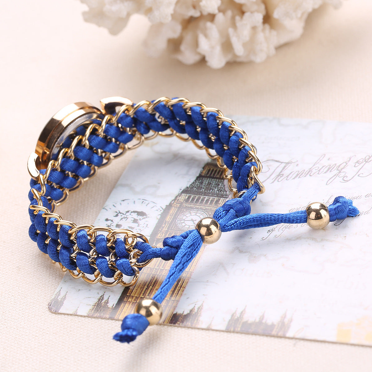 WOVEN CHAIN WRAP WATCH