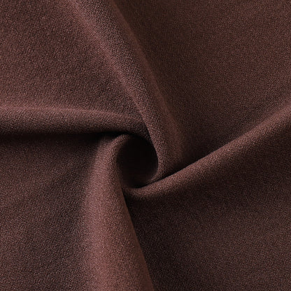 Close-up of brown fabric with folds