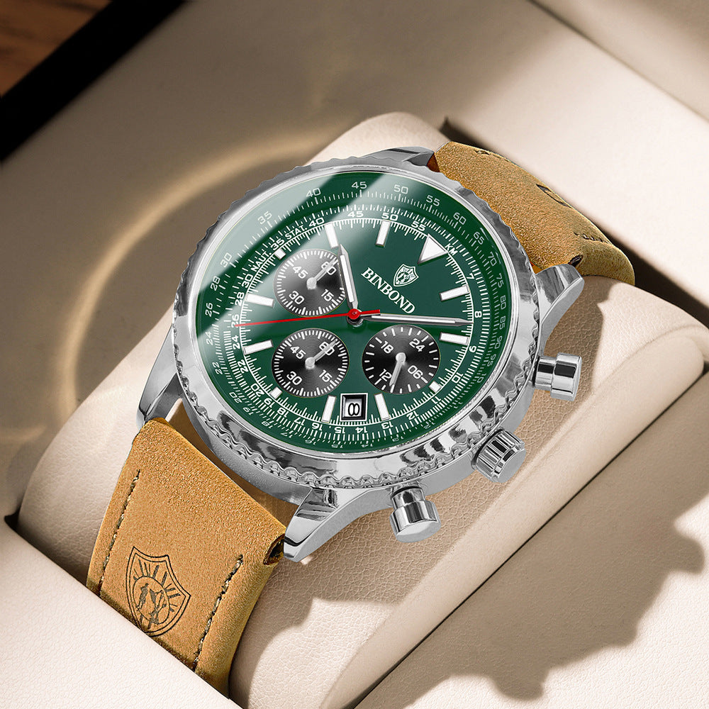 ULTRA-THIN BUSINESS LEATHER WATCH