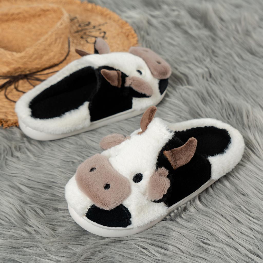 FLUFFY COW SLIPPERS