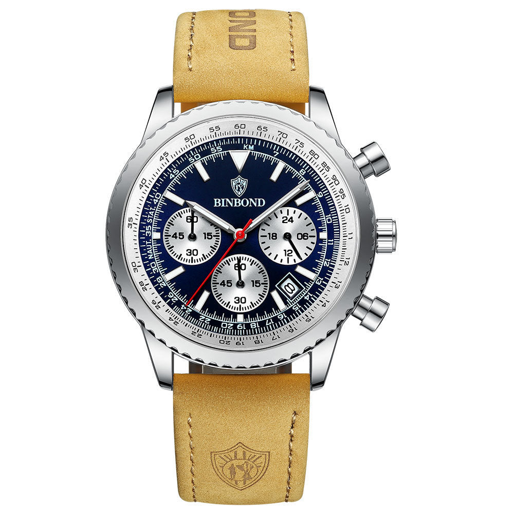 ULTRA-THIN BUSINESS LEATHER WATCH