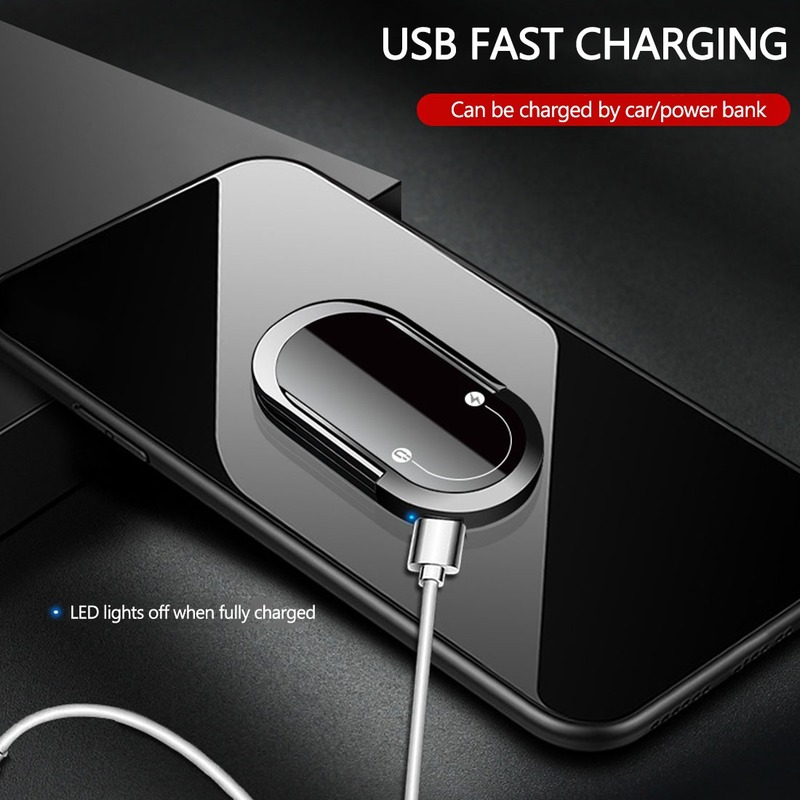 Phone case with USB fast charging feature on a black background