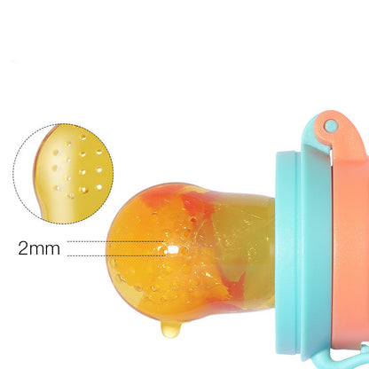 Colorful ice cream mold with a close-up of a small round object labeled '2mm'.