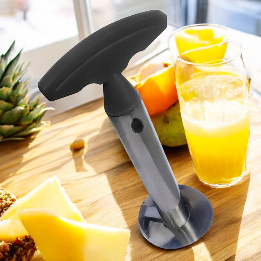 STAINLESS STEEL PINEAPPLE SLICER & PEELER
