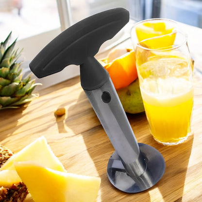 STAINLESS STEEL PINEAPPLE SLICER & PEELER