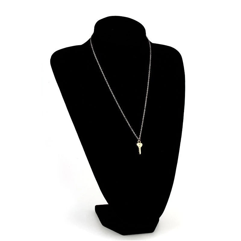 COUPLE KEY HEART NECKLACE