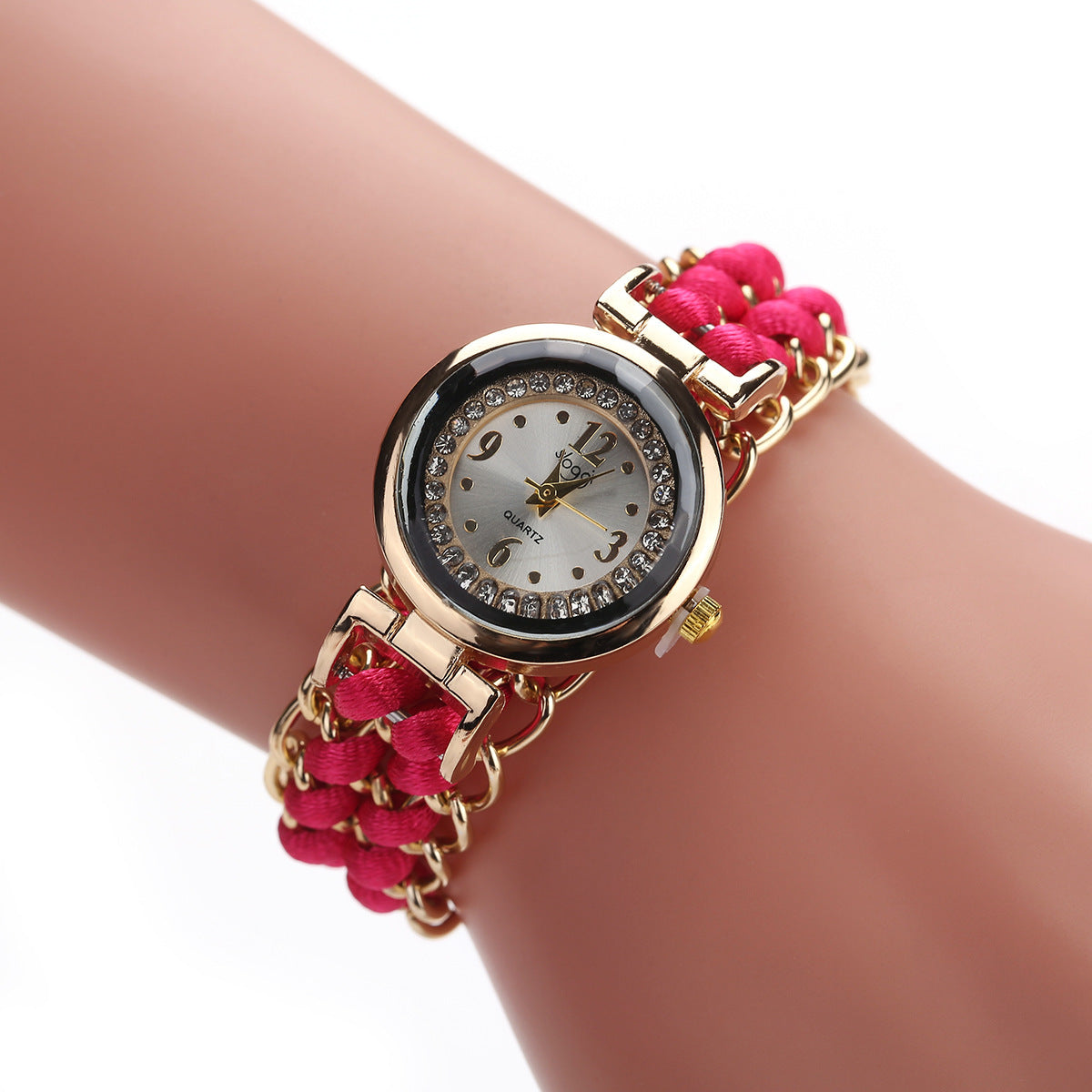 WOVEN CHAIN WRAP WATCH
