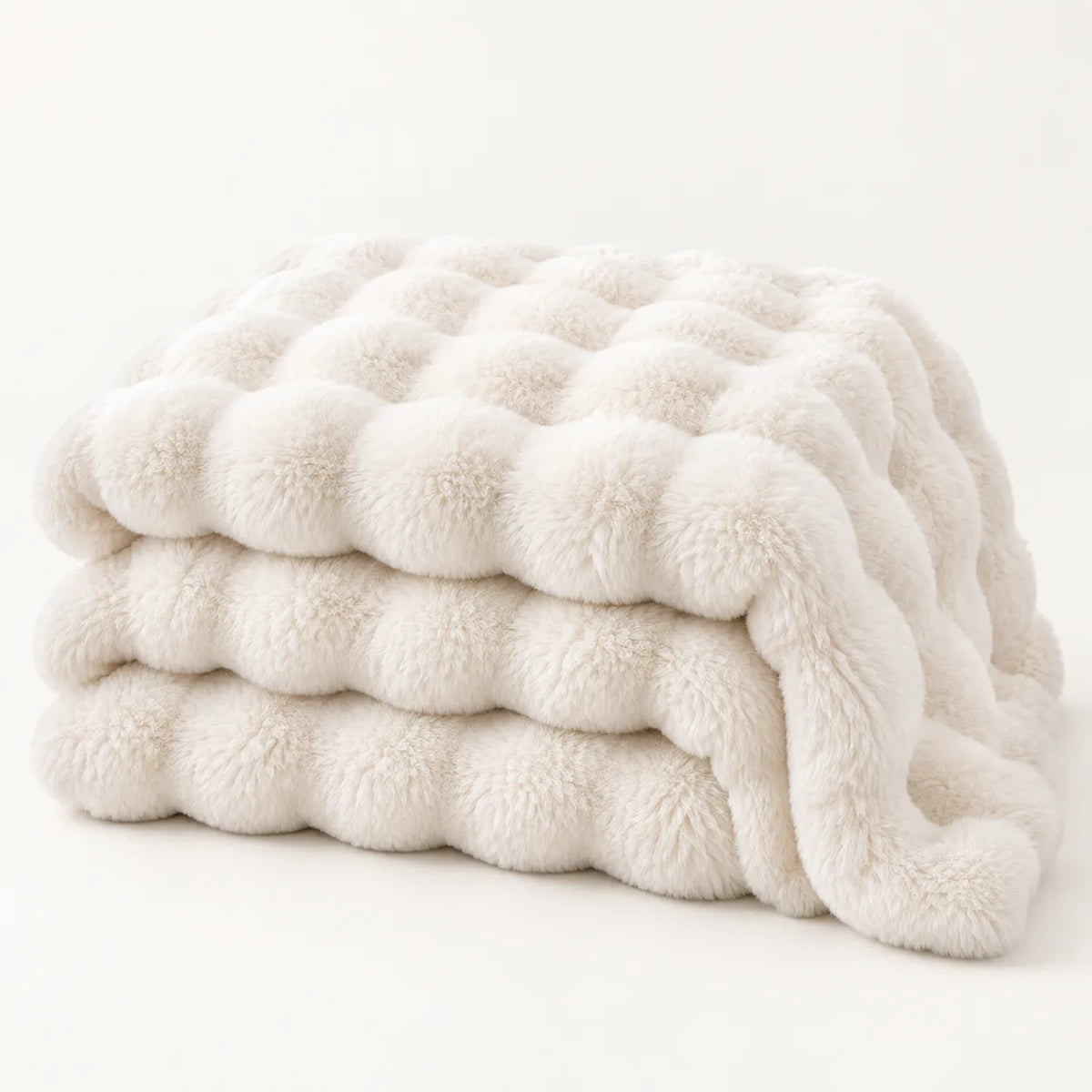 RABBIT BUBBLE VELVET BLANKET