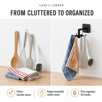 SWIVEL HOOK STORAGE RACK