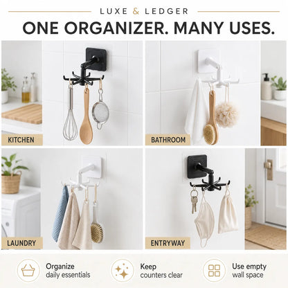 SWIVEL HOOK STORAGE RACK